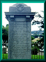 santa fe trail chapter marker